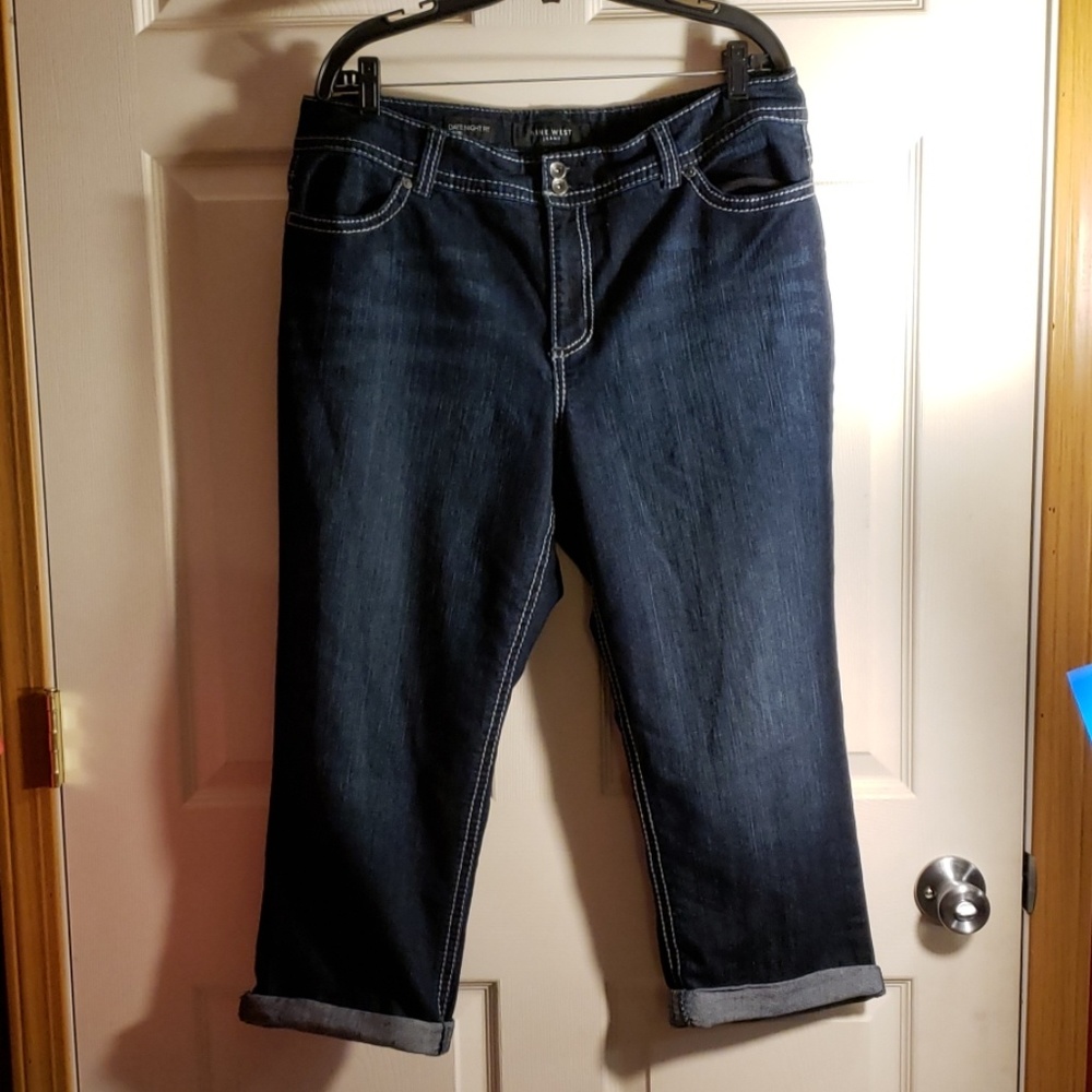 Nine west dates night Jean's cropped jeans
